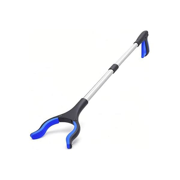 Upgraded 32 Inch Grabber Reacher Tool with Magnetic Tip Rotating Rubber Jaw Foldable Litter Picker Upper Stick