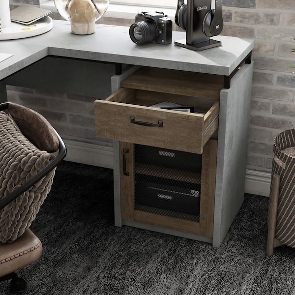 Render Wall Mount Wood Office Desk