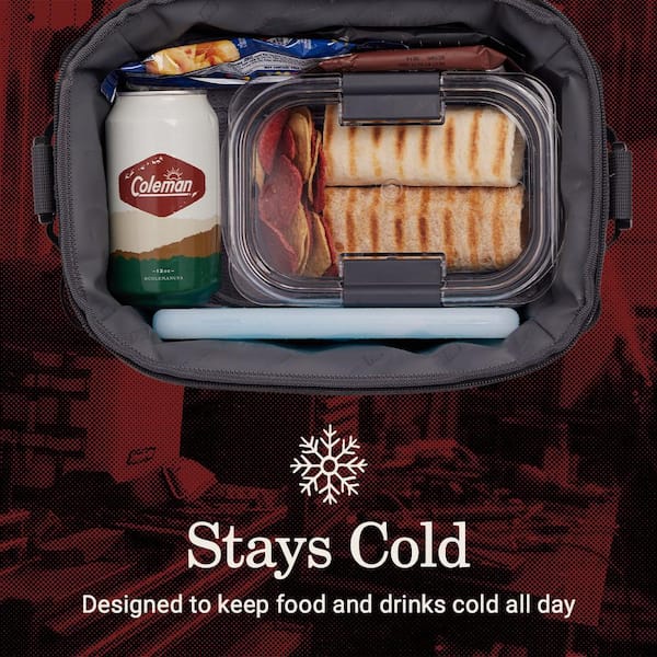 Coleman Pro 10.6 qt. (16-Can) Soft Cooler, Mushroom 2180606 - The