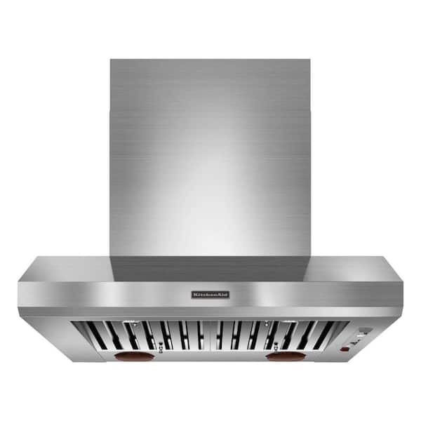 KitchenAid 36 in. Wall Mount Range Hood in Stainless Steel (Blower Sold Separately)
