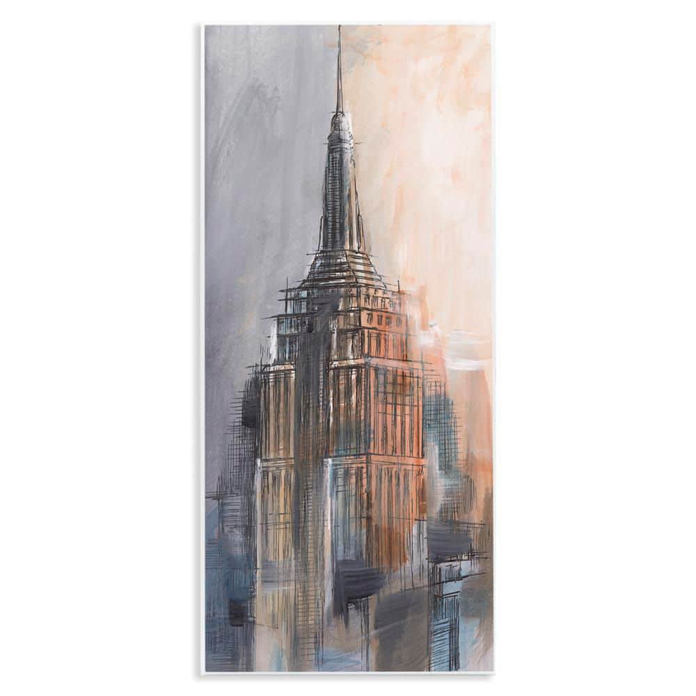 Sketched City Building by Ethan Harper Unframed Architecture Graphic Art Print 17 in. x 7 in. price history on PriceWatchPro
