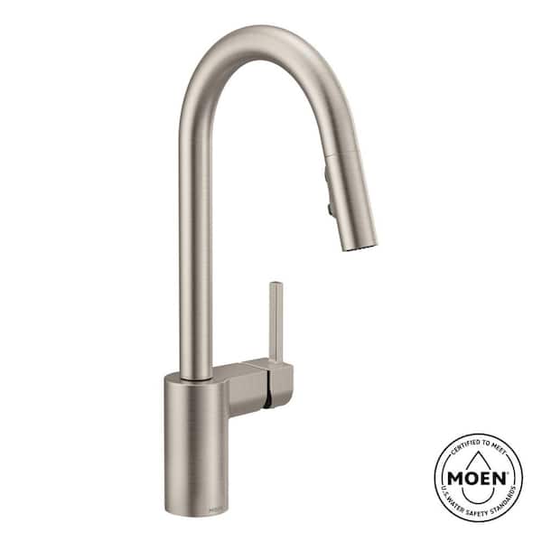 Align Single-Handle Pull-Down Sprayer Kitchen Faucet with Reflex and Power Clean in Spot Resist Stainless