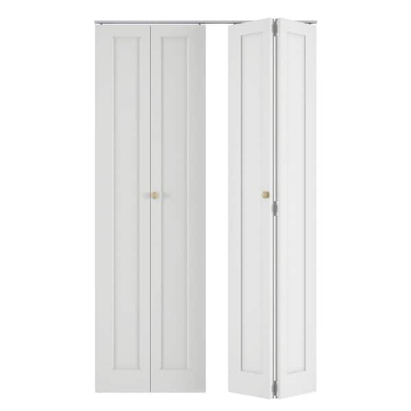 SOCBAZZAR 48 in. x 78.4 in. 3-Panel Hollow Core White Primed