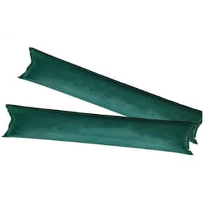 10 ft. x 6.5 in. Sandless Canvas Sandbags Flood Barriers Garage Water Barrier Erosion Control (2-Pack)