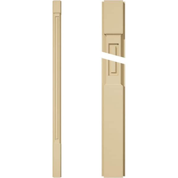 Ekena Millwork 2 in. D x 4 in. W x 82 in. L Primed Polyurethane Pilaster 1- Pack