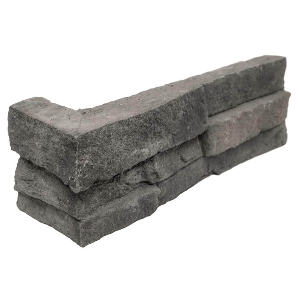 Terrana Sandown Silver 10 in. x 21 in. Concrete Ledger Corner Wall Tile (4.5 sq. ft./Case) price history on PriceWatchPro