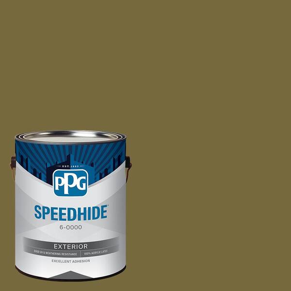 SPEEDHIDE 1 gal. PPG1111-7 Sphagnum Moss Semi-Gloss Exterior Paint
