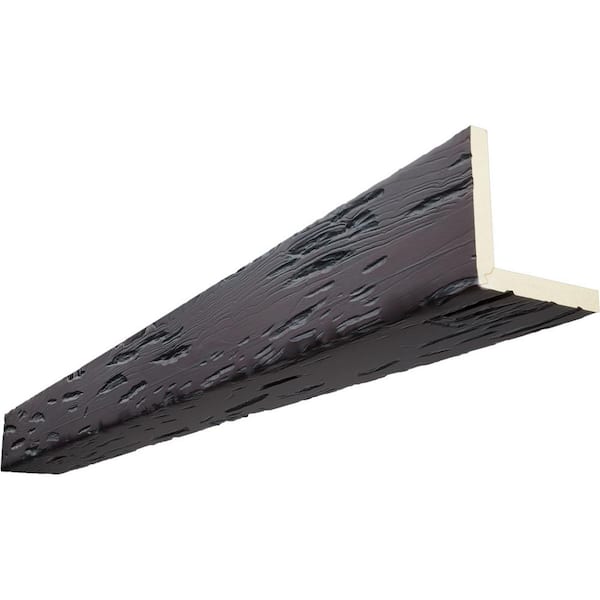 Ekena Millwork Endurathane 6 in. H x 10 in. W x 8 ft. L Pecky Cypress Sangria Faux Wood Beam
