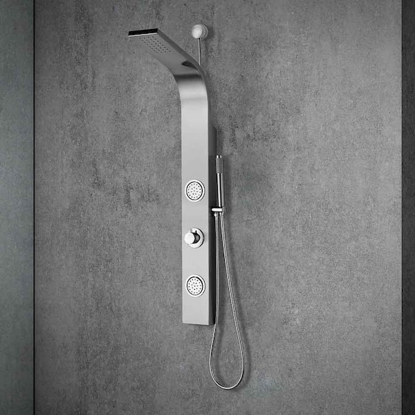 Mediterraneo Vernazza 43 in. 2-Jet Shower Panel System with Shower