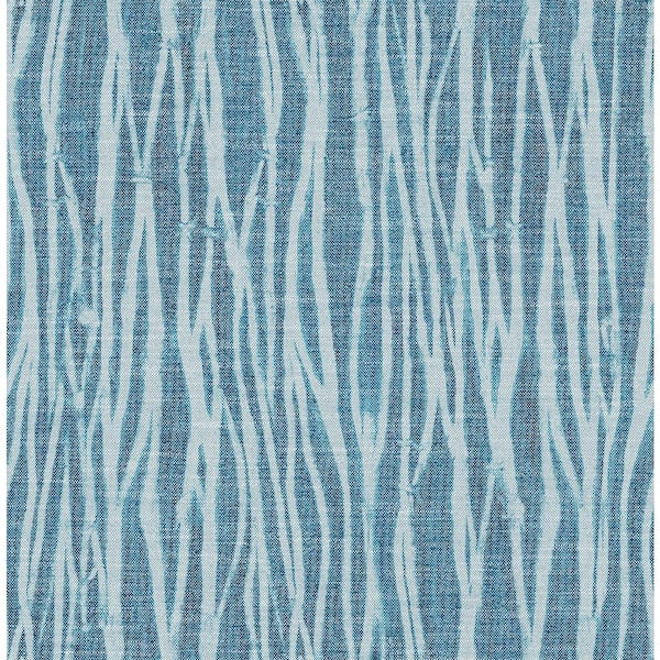 SCOTT LIVING Nazar Indigo Stripe Wallpaper Sample