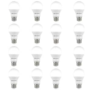 60-Watt Equivalent A19 Non-Dimmable LED Light Bulb Daylight (16-Pack)