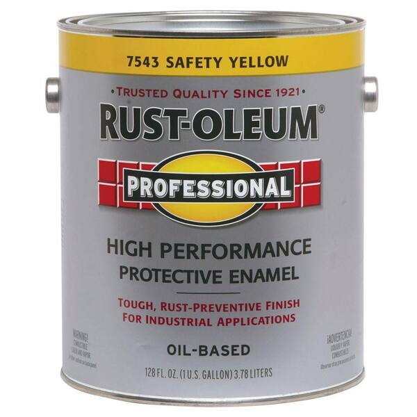 Rust-Oleum Professional 1-gallon Safety Yellow Paint-DISCONTINUED