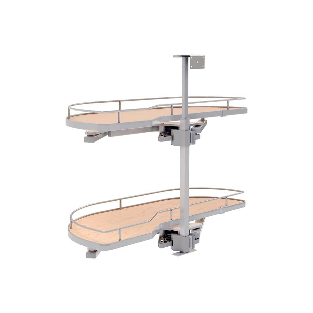 "Two-Tier Maple Solid Bottom Girasolo for Left Door/Blind Right Corner Cabinet-15"" Opening" price history on PriceWatchPro