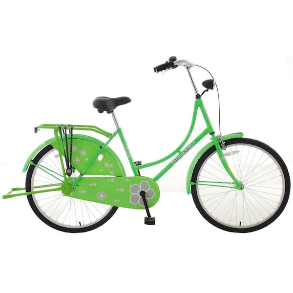Hollandia New Oma Dutch Cruiser Bicycle with Chain Guard and Dress Guard, 26 in. Wheels, 18 in. Frame, Women's Bike, E