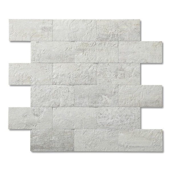 Yipscazo Subway Collection MARBLE SOHO 12 in. x 12 in. PVC Peel and Stick Tile (5 sq. ft./5-Sheets)