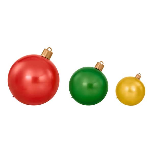 3-piece Jumbo Inflatable Ornament Set