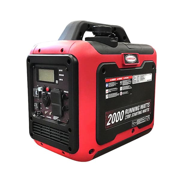 2,300-Watt Electric Start Gasoline Powered Inverter Generator with CO Sensor