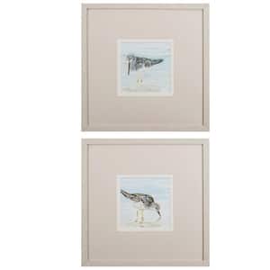 Victoria Sandpipers by Unknown Wooden Wall Art (Set of 2)