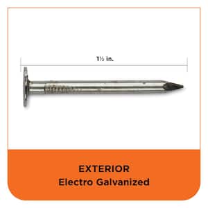 1-1/2 in. Electro Galvanized Roofing Nail 1 lb. (194-Count)