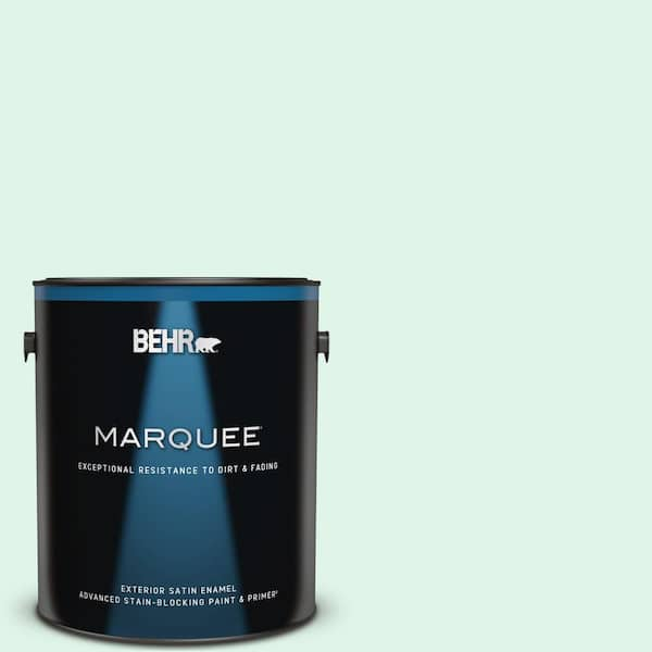 BEHR MARQUEE 1 gal. #470A-1 Window Pane Satin Enamel Exterior Paint & Primer