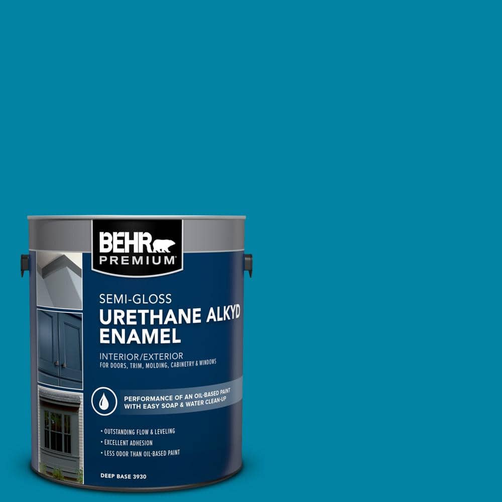 1 gal. #AE-45 Turbulent Sea Urethane Alkyd Semi-Gloss Enamel Interior/Exter
