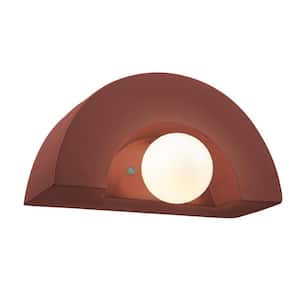 Ambiance Collection 1-Light Canyon Clay Wall Sconce