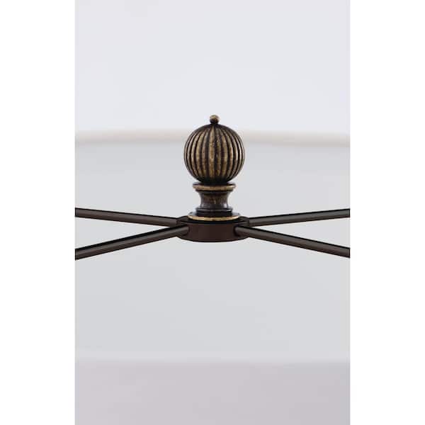 1-3/8 in. Antique Brass Lamp Finial