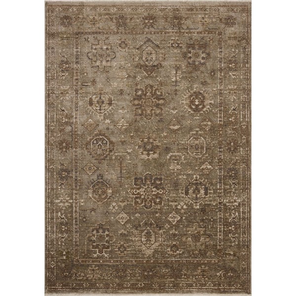 Haywood Sage / Earth 5 ft. 3 in. x 7 ft. 7 in. Traditional Area Rug