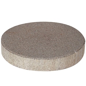 12 in. x 12 in. x 1.77 in. Pewter Round Concrete Step Stone (168-Pieces/129 sq. ft./Pallet)