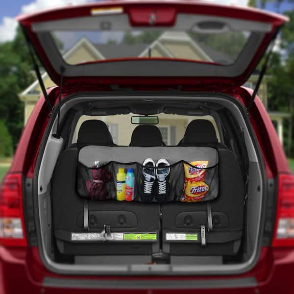 E-Z Travel Water Resistant 35 in. x 14 in. 4-Pockets Multi-Functional Oxford Car Trunk Organizer