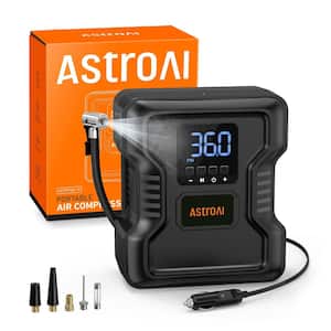 Portable Tire Inflator 150PSI 12V DC Air Compressor with Digital Pressure Gauge Air Pump Tire Pump Fast Inflation