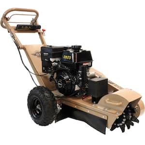 18 Cutting Teeth 12 in. Twin Cutter 15-HP High Torque Rato Gas Powered Bear Claw Stump Grinder