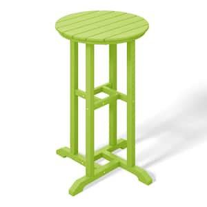 Laguna 3-Piece HDPE Weather Resistant Counter Height Outdoor Patio Bistro Set, Lime