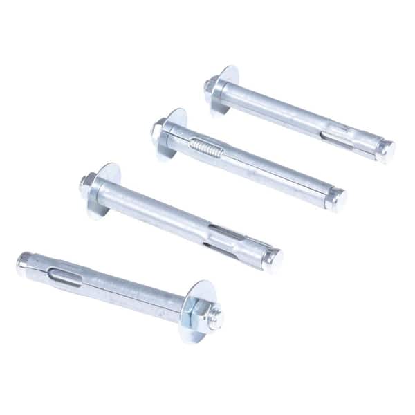 Vestil 1/2 in. x 4 in Concrete Anchor Bolts (4-Pack)