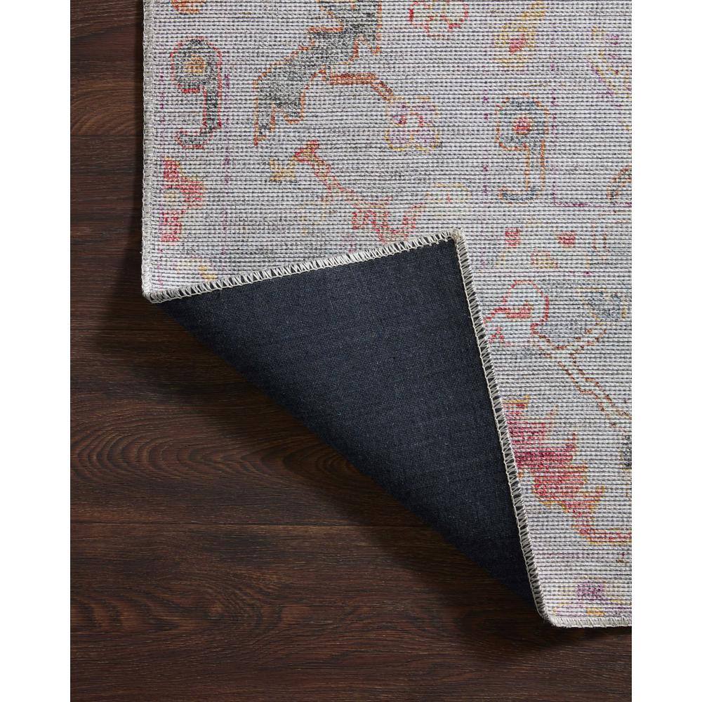 Elysium Gray and Multicolor Synthetic Runner Rug