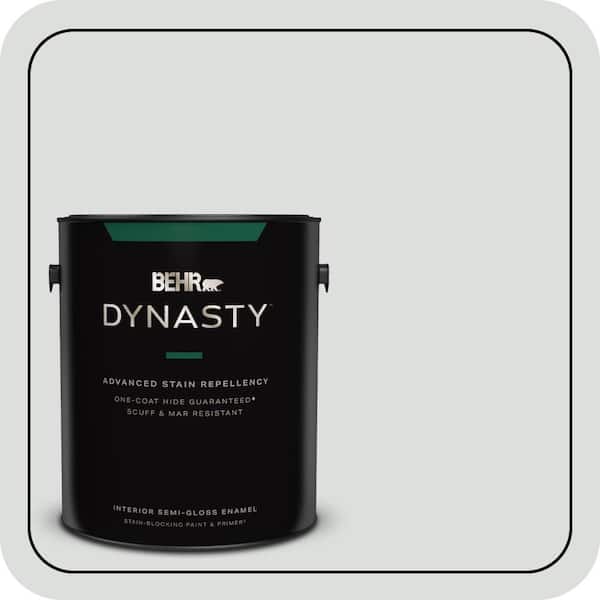 BEHR DYNASTY 1 gal. #720E-1 Reflecting Pool Semi-Gloss Enamel Interior Stain-Blocking Paint & Primer