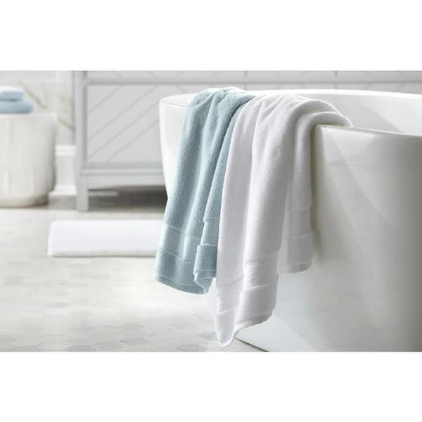 Allswell Egyptian Cotton Bath Towel, 6-Piece Set, Harbor Mist 