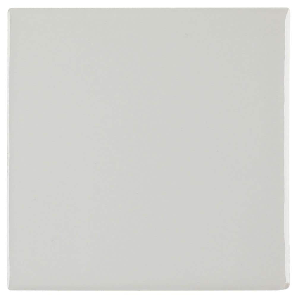 Restore Ash Gray 4-1/4 in. x 4-1/4 in. Glazed Ceramic Wall Tile (12.5 sq. f