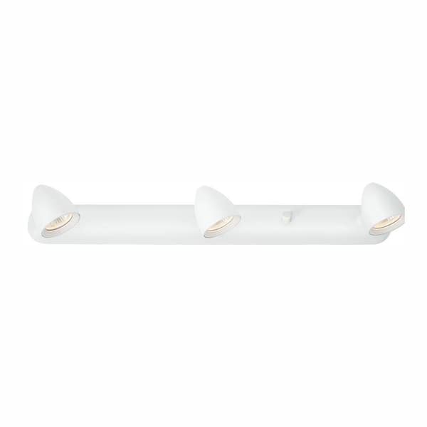 Hampton Bay 3-Light White LED Track Lighting Rail with Cord and Plug