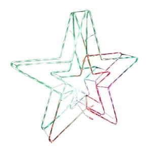 48 in. Christmas 3D Tape Light Function Star