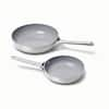 CARAWAY HOME 3 qt. Ceramic Nonstick Saute Pan in Gray CW-SUTP-GRY - The  Home Depot