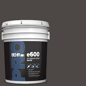 5 gal. #HDC-CL-14A Warm Onyx Satin Exterior Paint