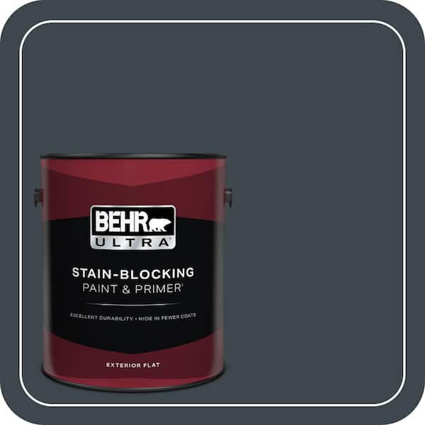 BEHR ULTRA 1 gal. #PPU25-23 Winter Way Flat Exterior Paint & Primer