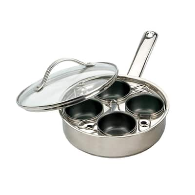 Fox Run Non-Stick Carbon Steel Egg Poacher/Fry Pan Set 5203 - The Home Depot