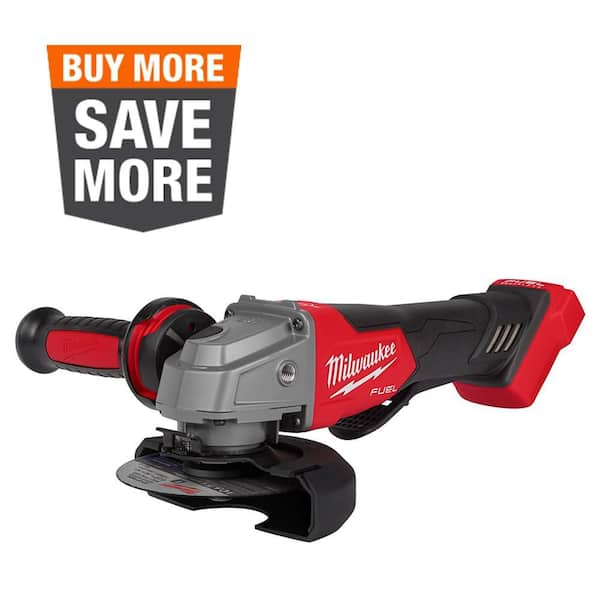 M18 FUEL 18V Lithium-Ion Brushless Cordless 4-1/2 in./5 in. Grinder w/Paddle Switch (Tool-Only)