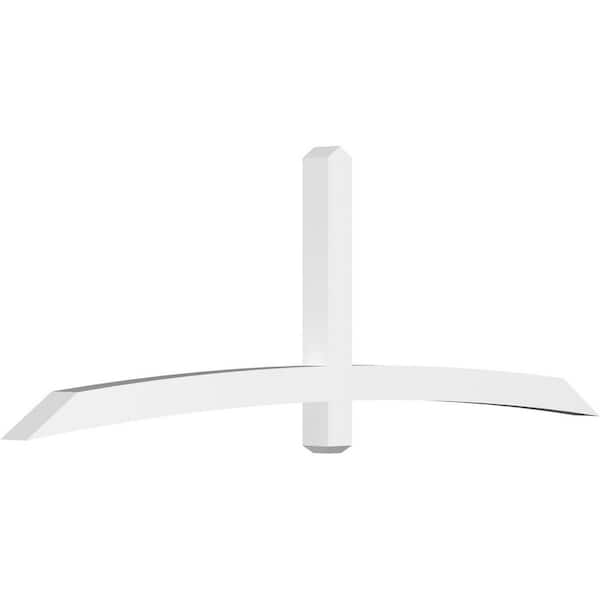 Ekena Millwork Bellingham 96 in. W x 32 in. H x 4 in. D Signature Polyurethane Bracket