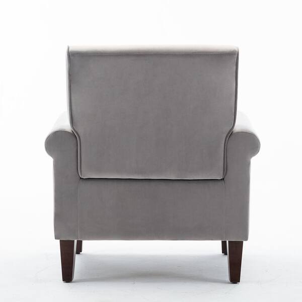 grey armchair for bedroom