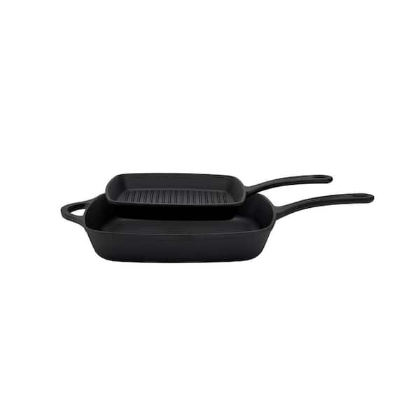 CAST IRON 2 PIECE SKILLET SET – KANKA Grill