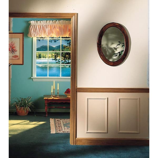 HOUSE OF FARA .88 in. x 2.71 in. x 84 in. Hardwood Wood Casing/Chair Rail Moulding