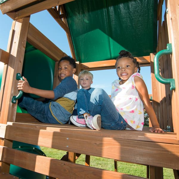 Swing-N-Slide Playsets DIY Tellico Terrace Wooden Outdoor